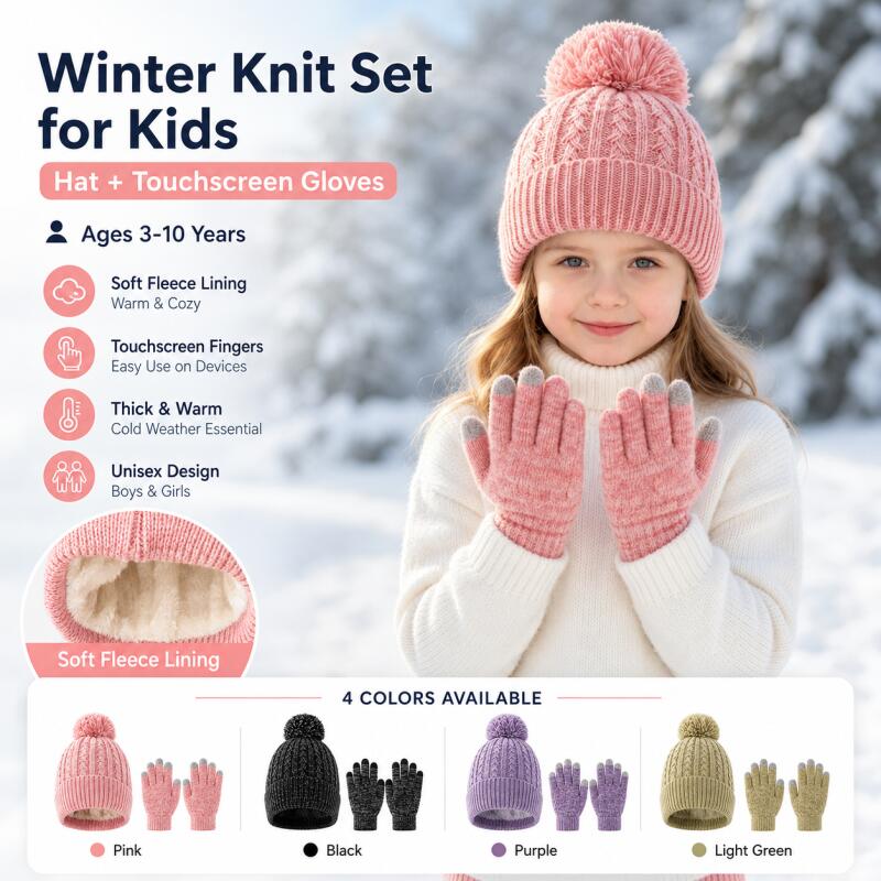 Set di cappello invernale in m - Touch Screen Gloves recensione e prezzo