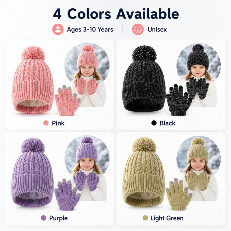 Set di cappello invernale in m - Touch Screen Gloves recensione e prezzo