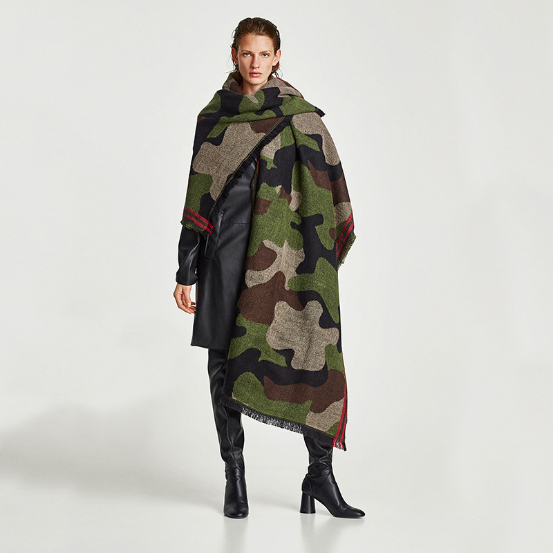 Camouflage Leopard Print Echar - Cashmere Pashmina Wrap recensione e prezzo